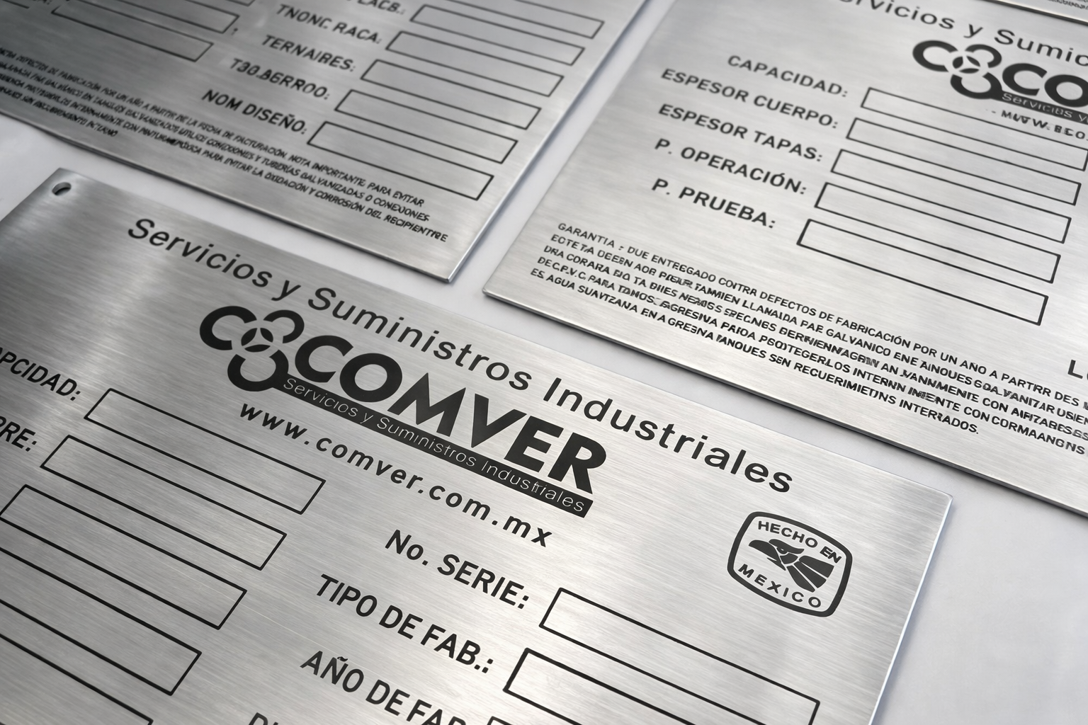 image of company logo and plaque (for a maritime service)