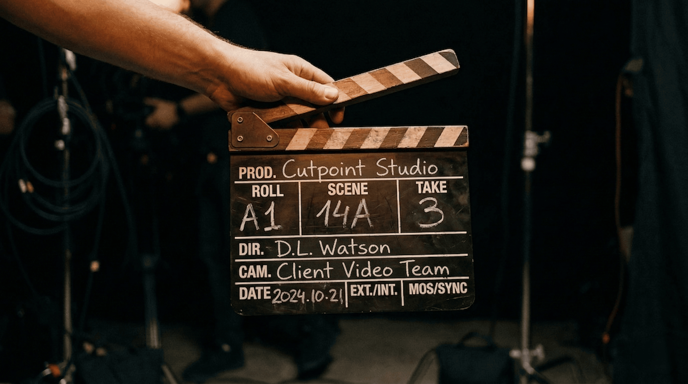 Get it right before you shoot.