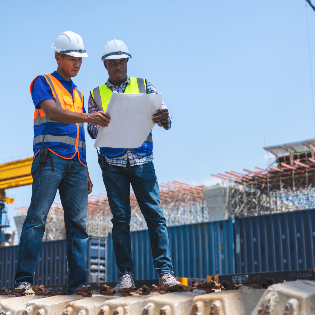 Construction site inspection