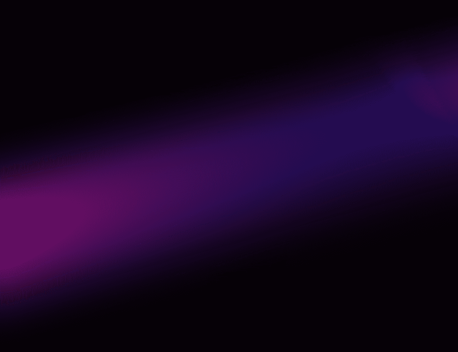 Abstract purple and blue light gradient on a black background.
