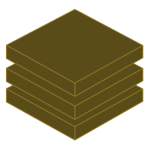 3D network diagram with three connected cylinders forming a triangle and one separate cylinder below.