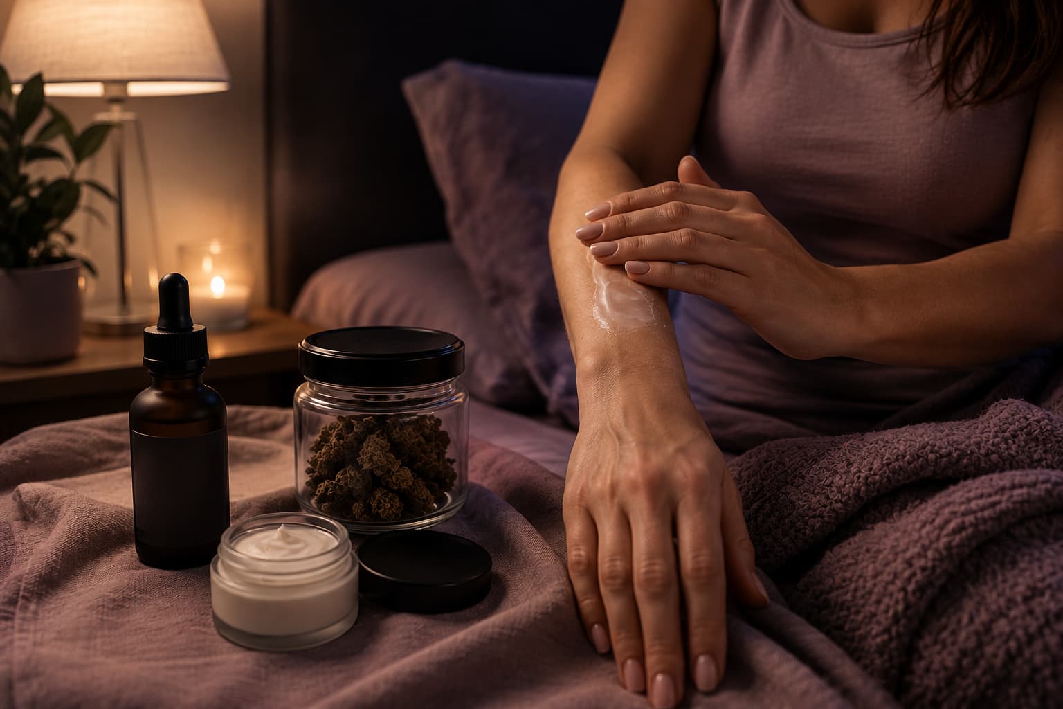 Types of cannabis products best suited to support sleep