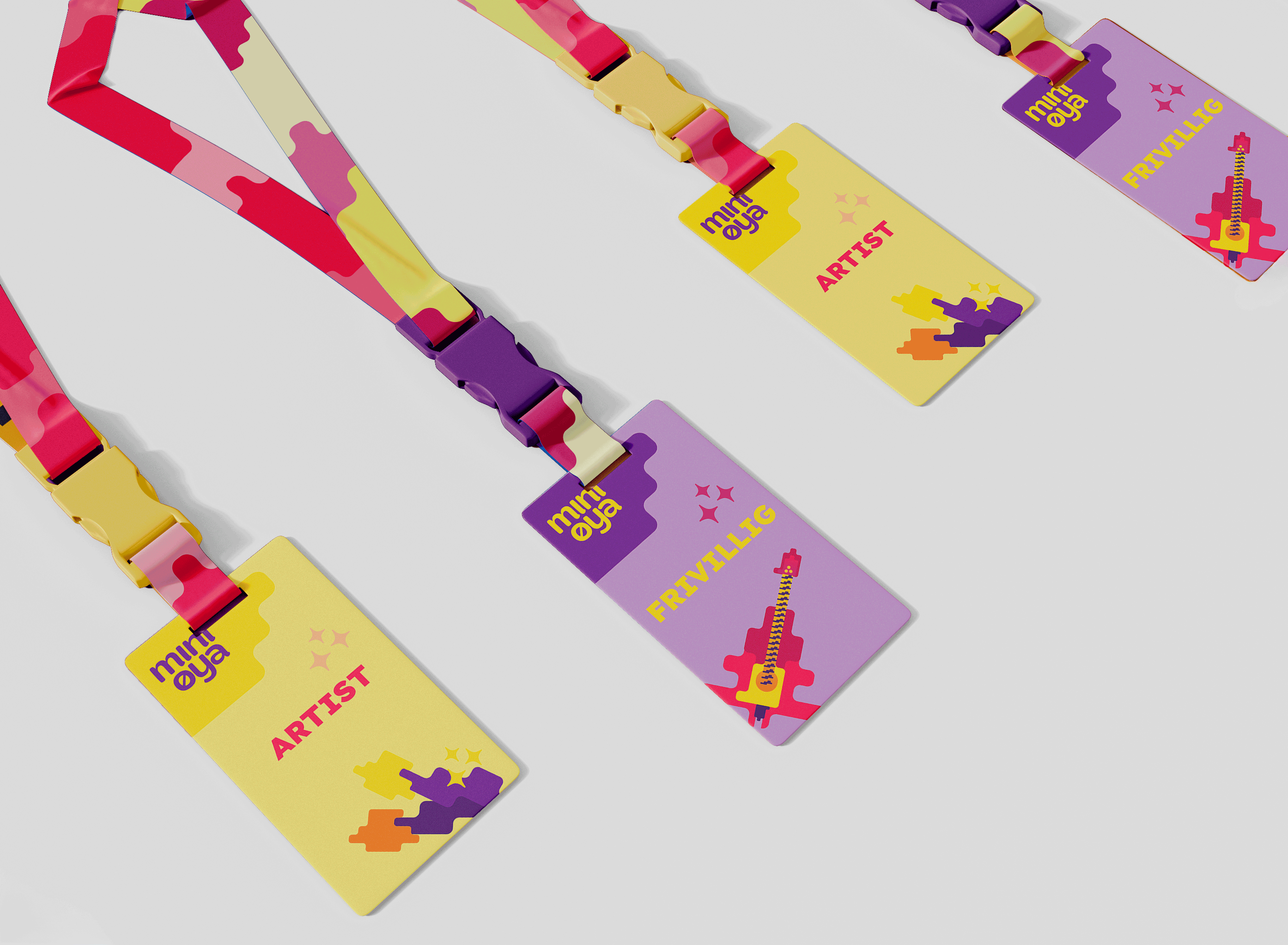 Adgangskort for frivillige og artister på Miniøya