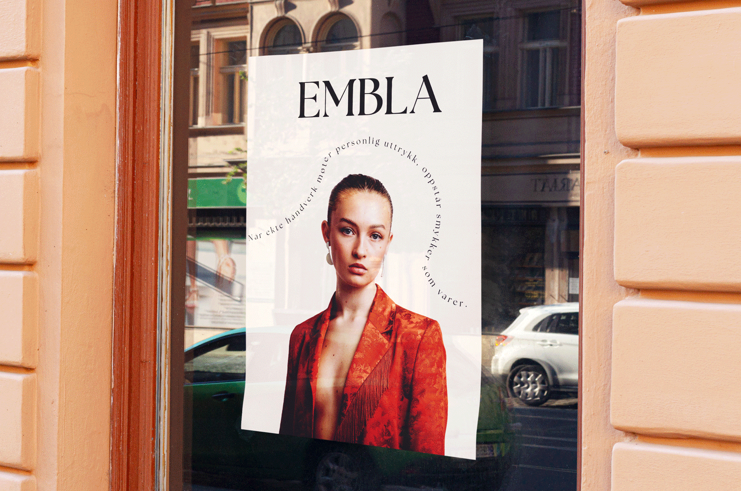 Visuell identitet og emballasjedesign for smykkemerket Embla