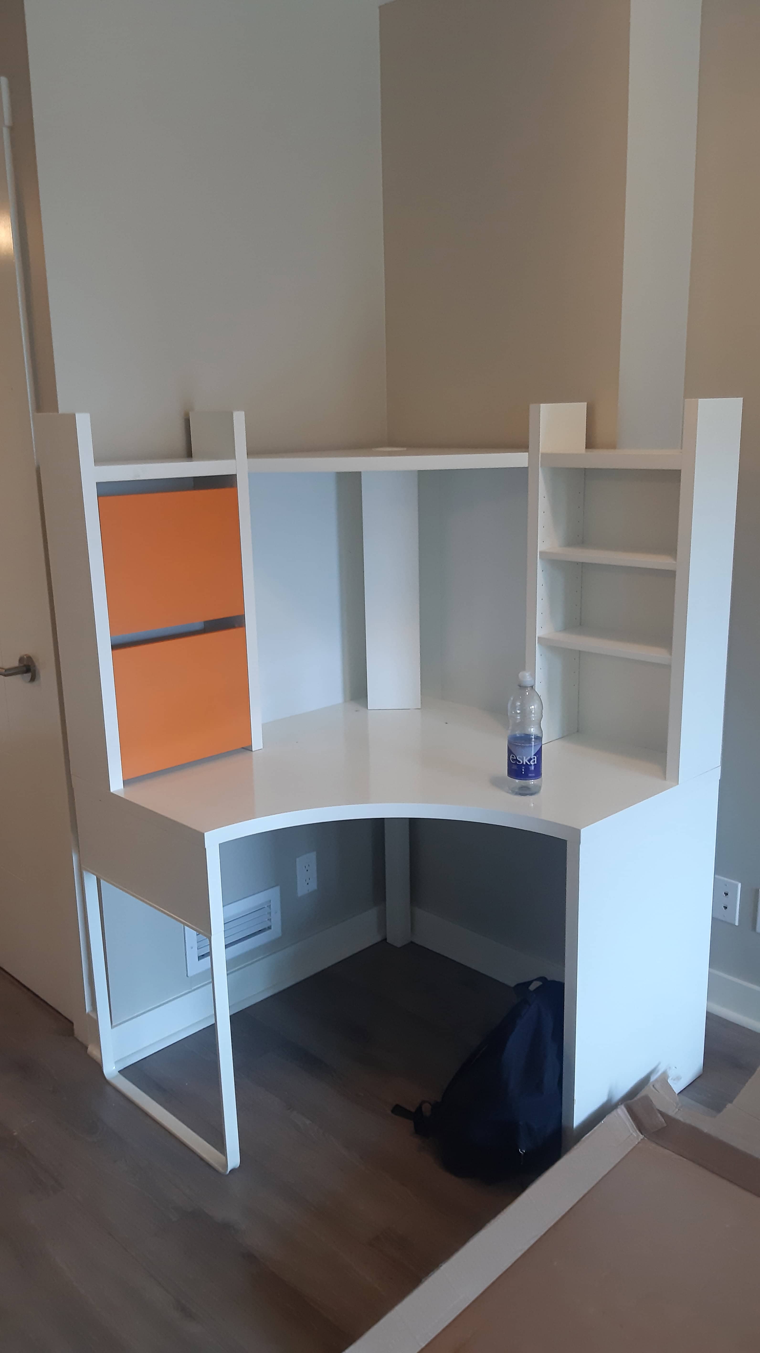 Ikea desk assembly