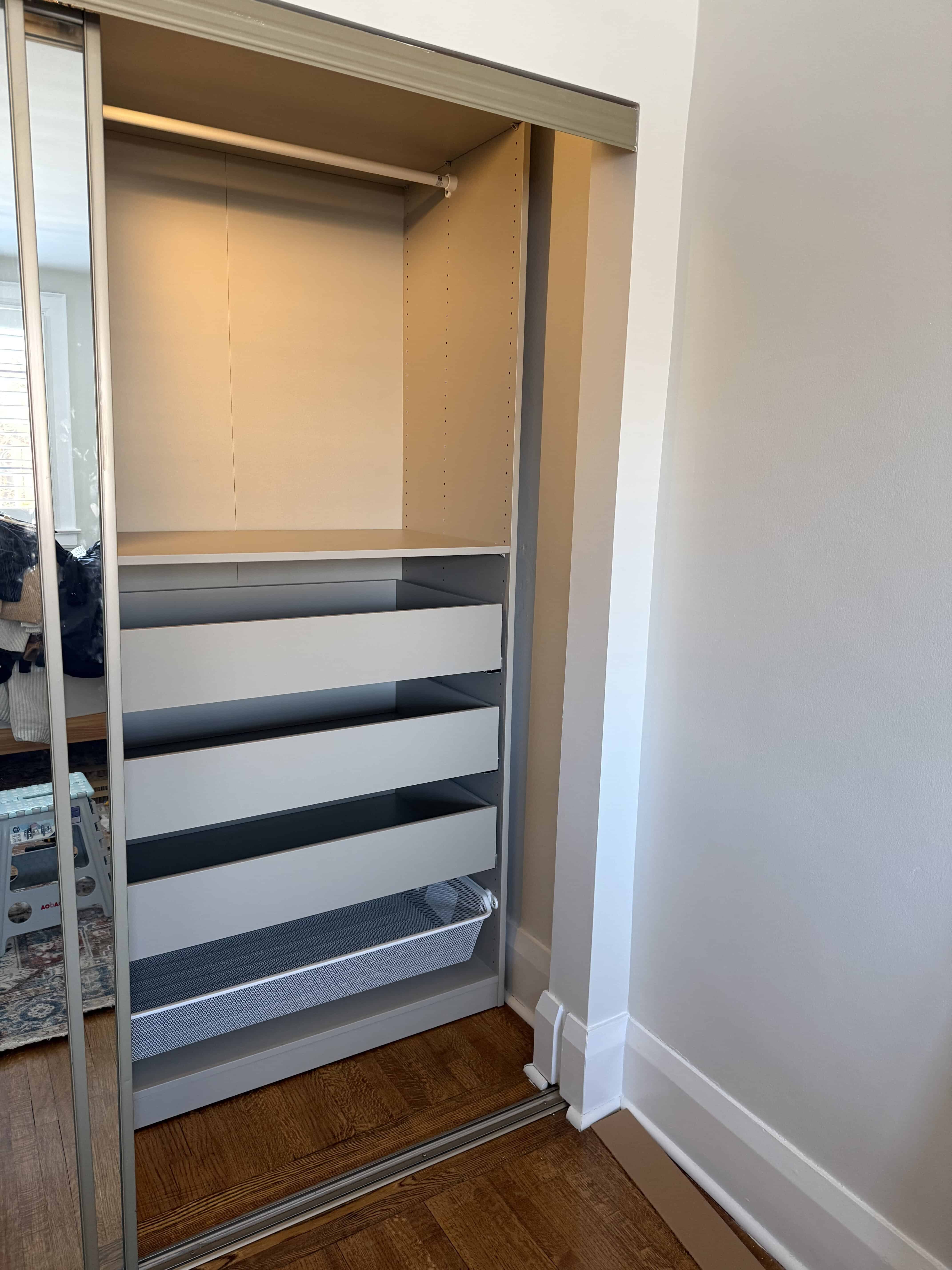 Ikea wardrobe assembly right