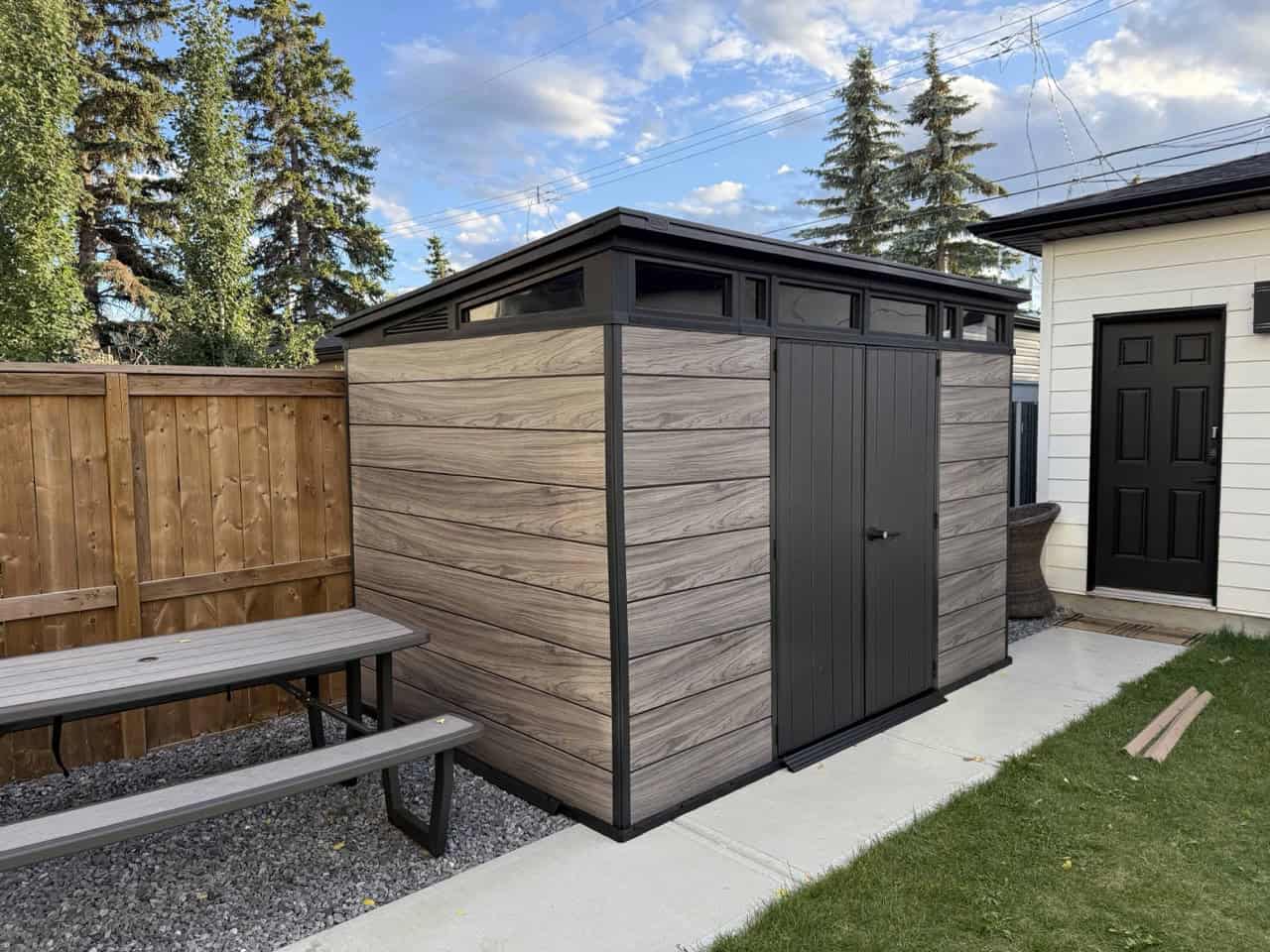 Shed assembly