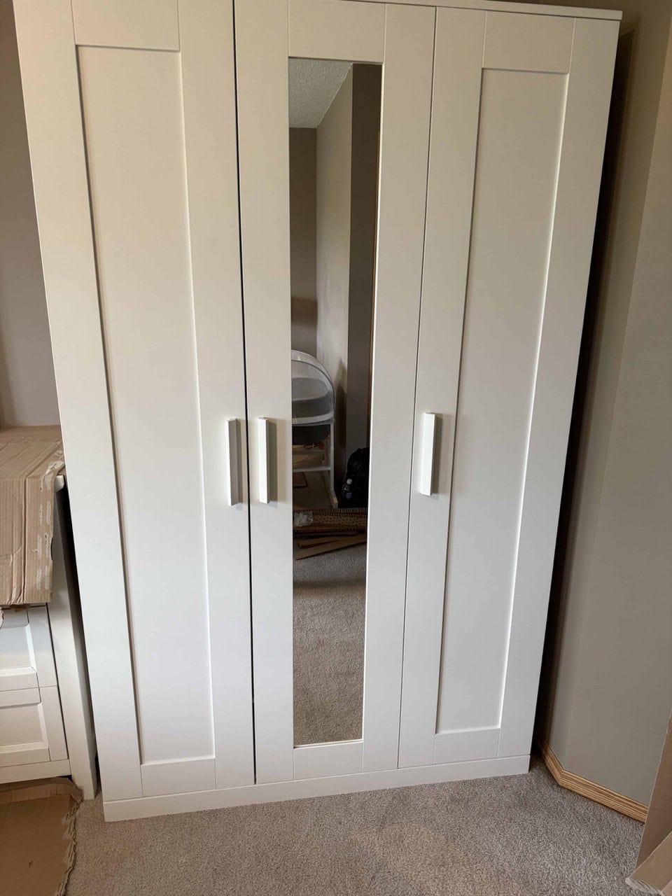 Ikea brimnes 3 door wardrobe assembly
