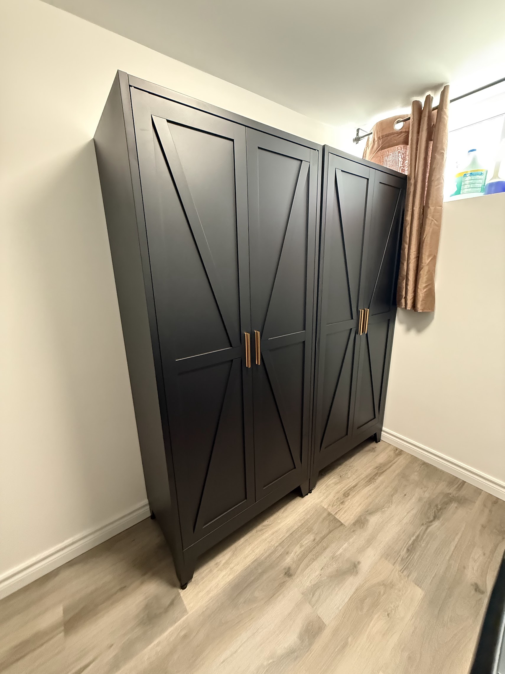 Dark Farmhouse Wardrobe Assembly