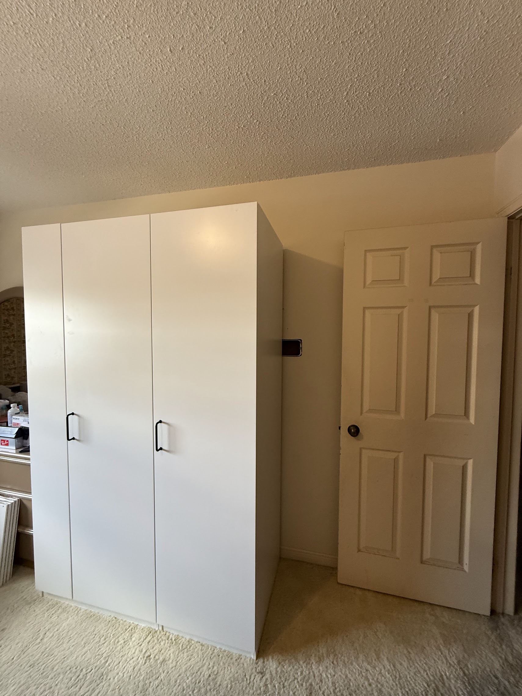 White 2 Door Wardrobe Assembly