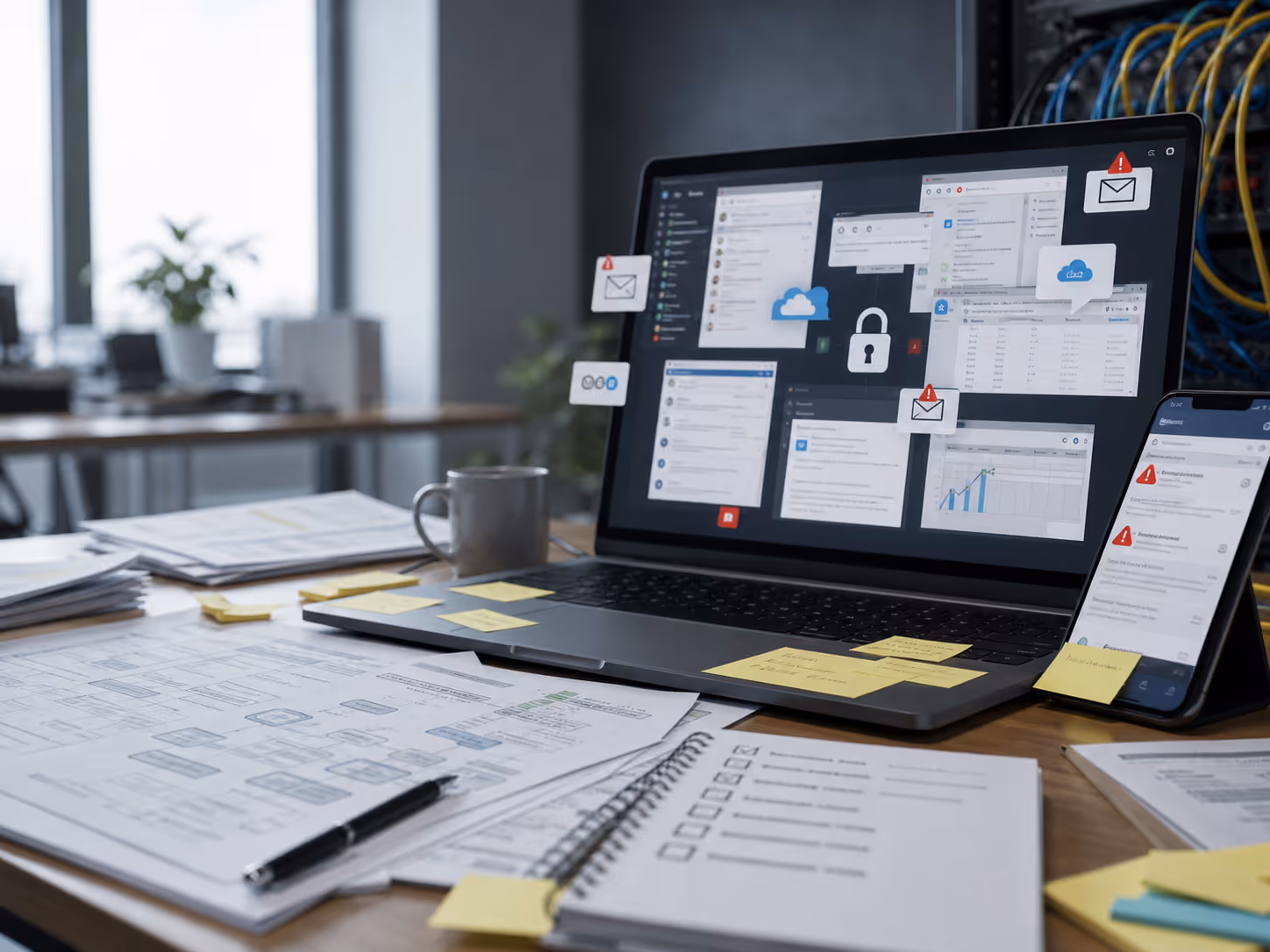 Manuelle Prozesse und IT-Probleme im Arbeitsalltag
