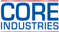 CORE INDUSTRIES company logo with stylized geometric design.