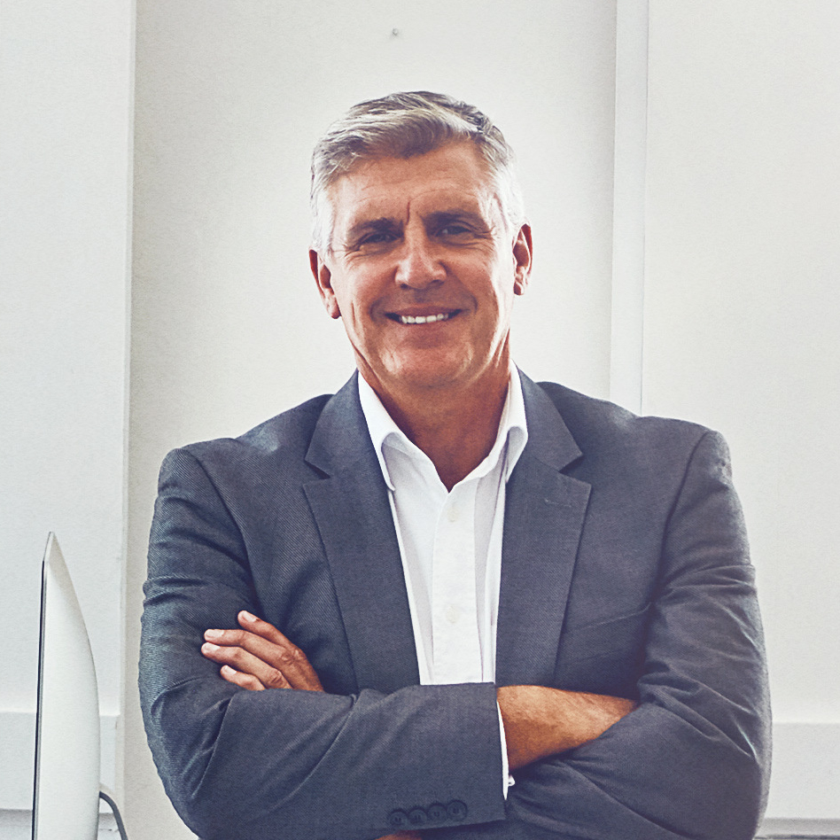 Confident business owner ready to take the next step in financial planning