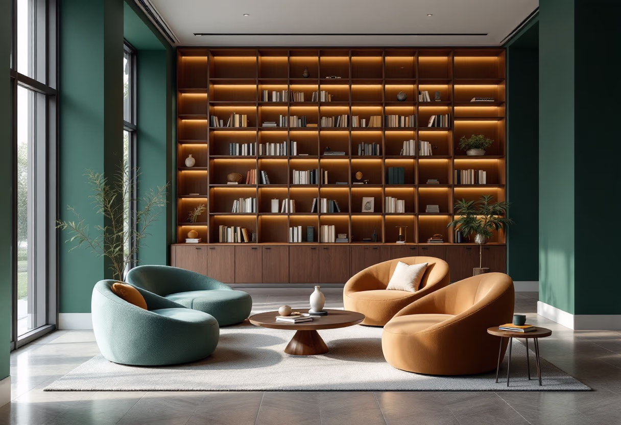 image of modern library (for an edtech)