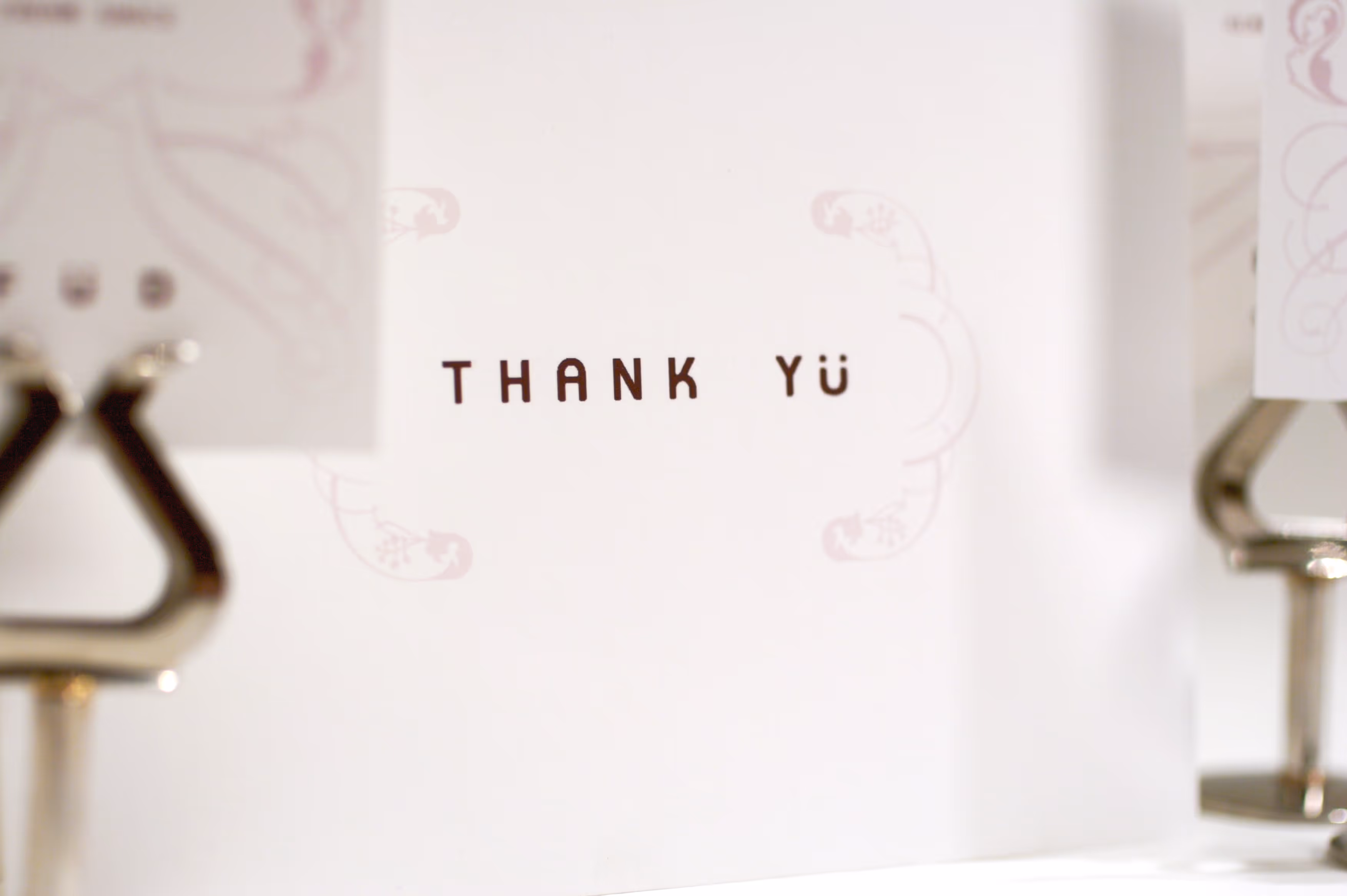 FUD "Thank Yu" cards