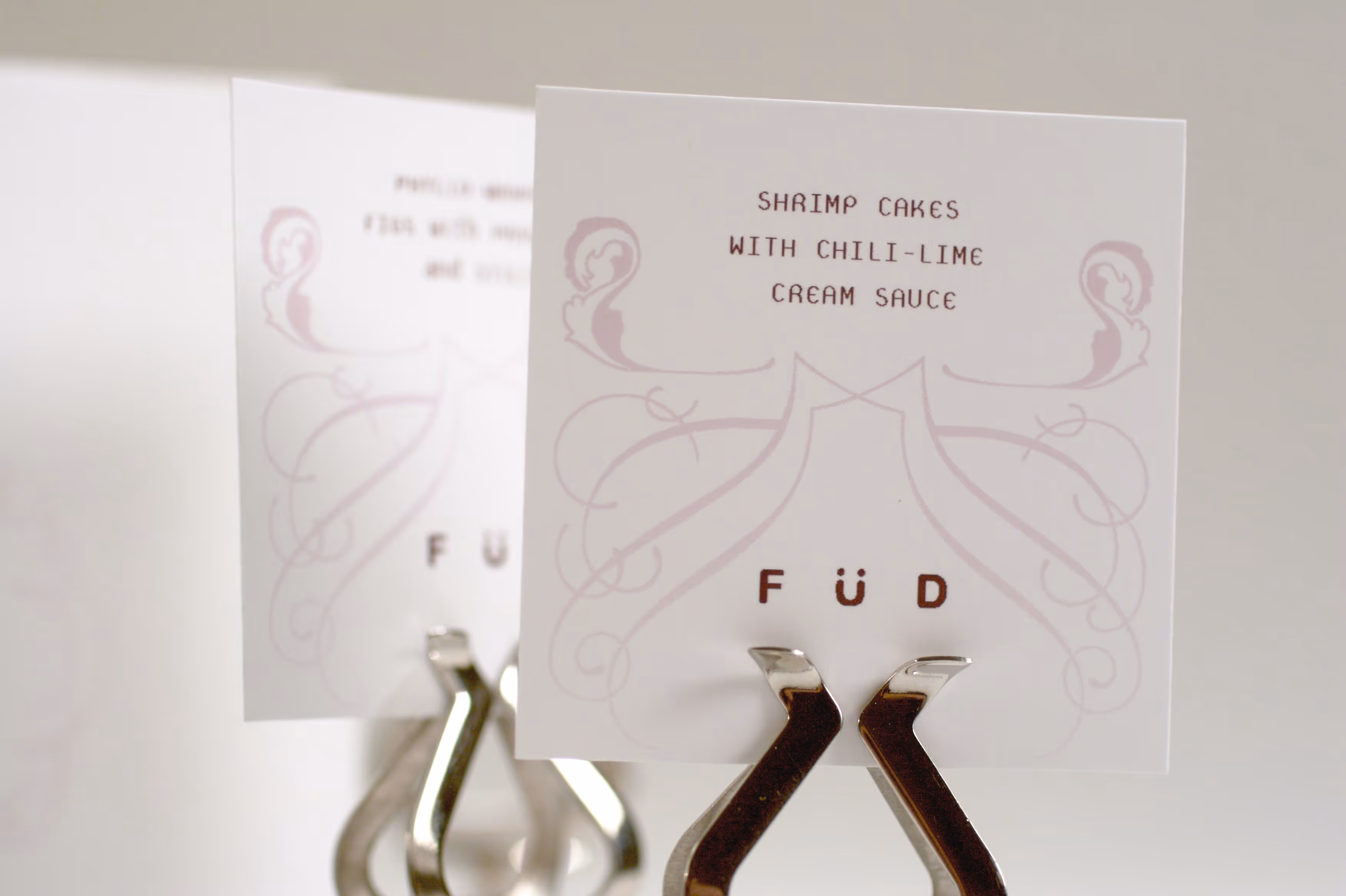 FUD dish labels