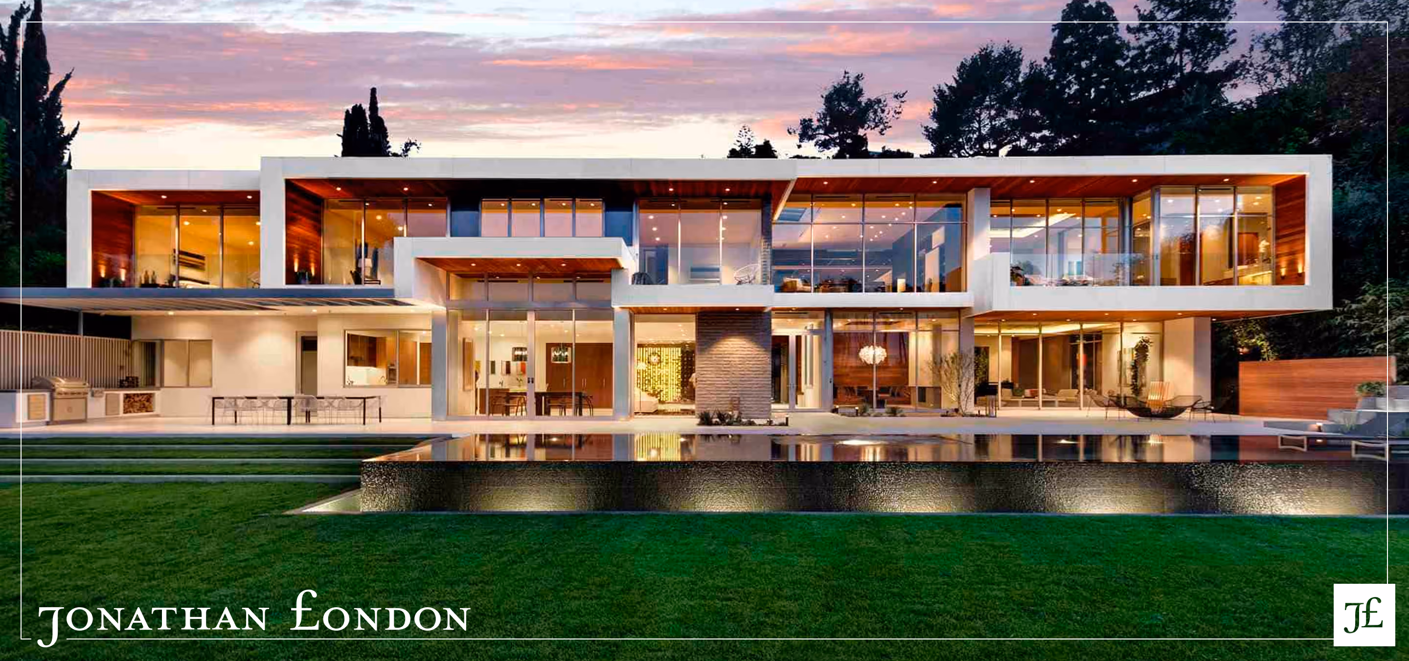 Jonathan London branded photo of a luxury home
