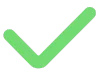 green check mark vector image