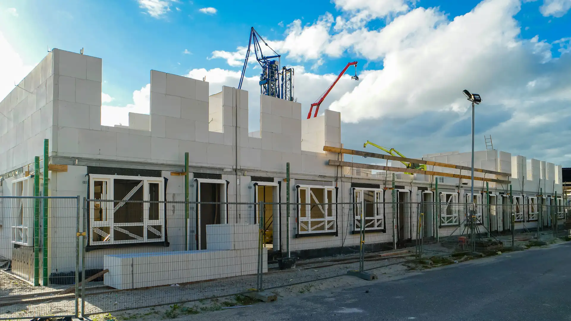 Small building under construction