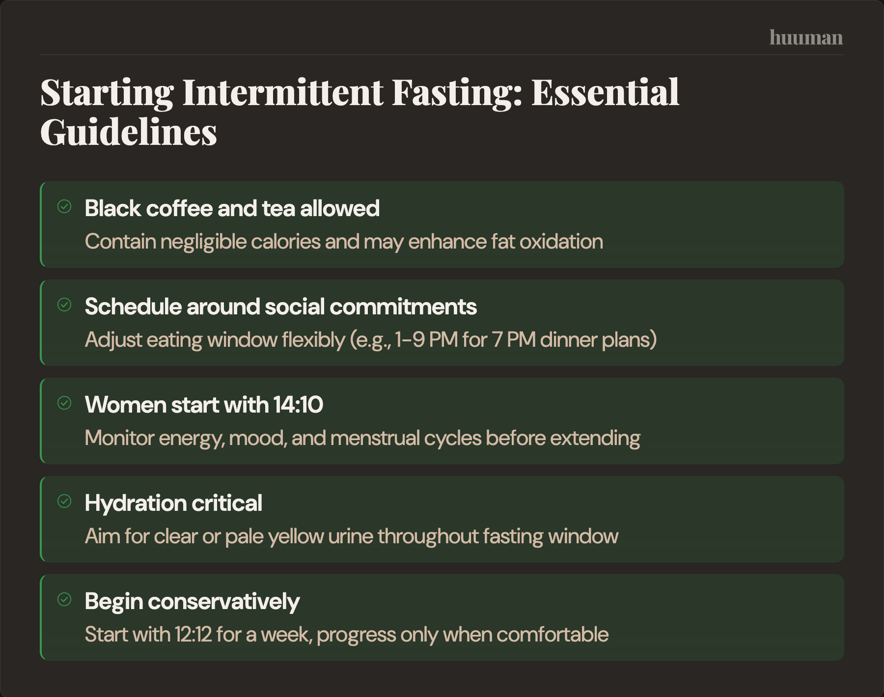 Starting Intermittent Fasting: Essential Guidelines