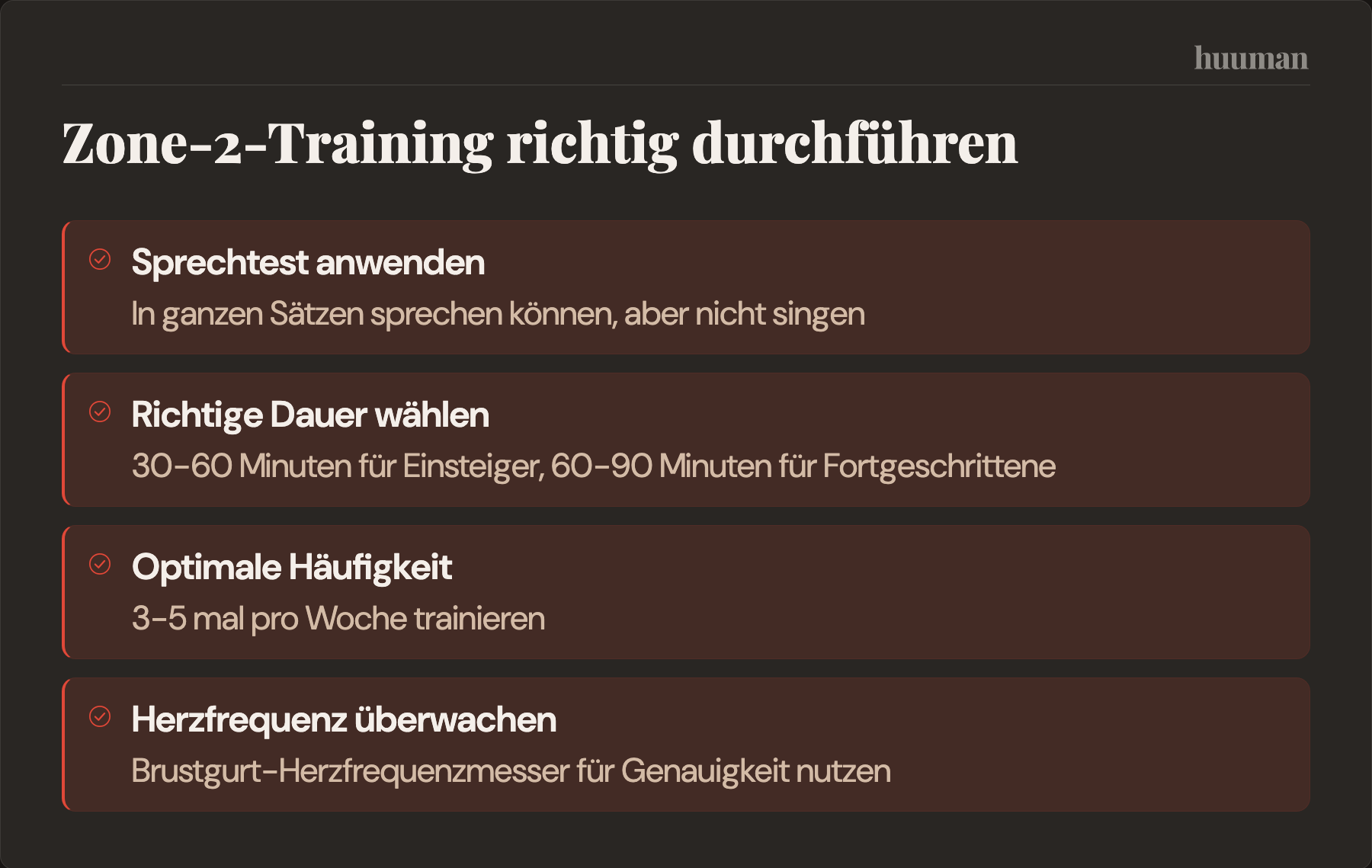 Zone-2-Training richtig durchführen