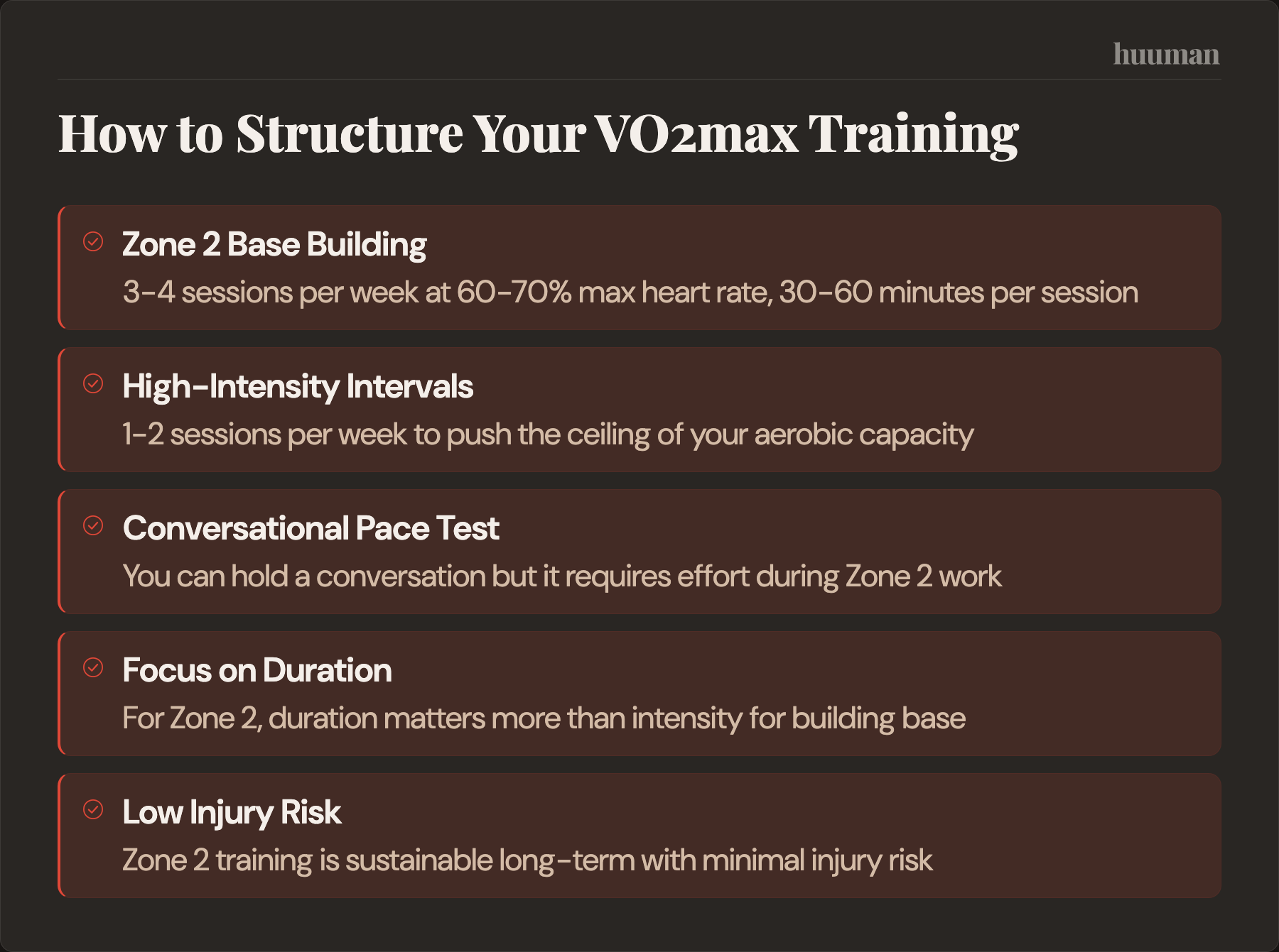How to Structure Your VO2max Training