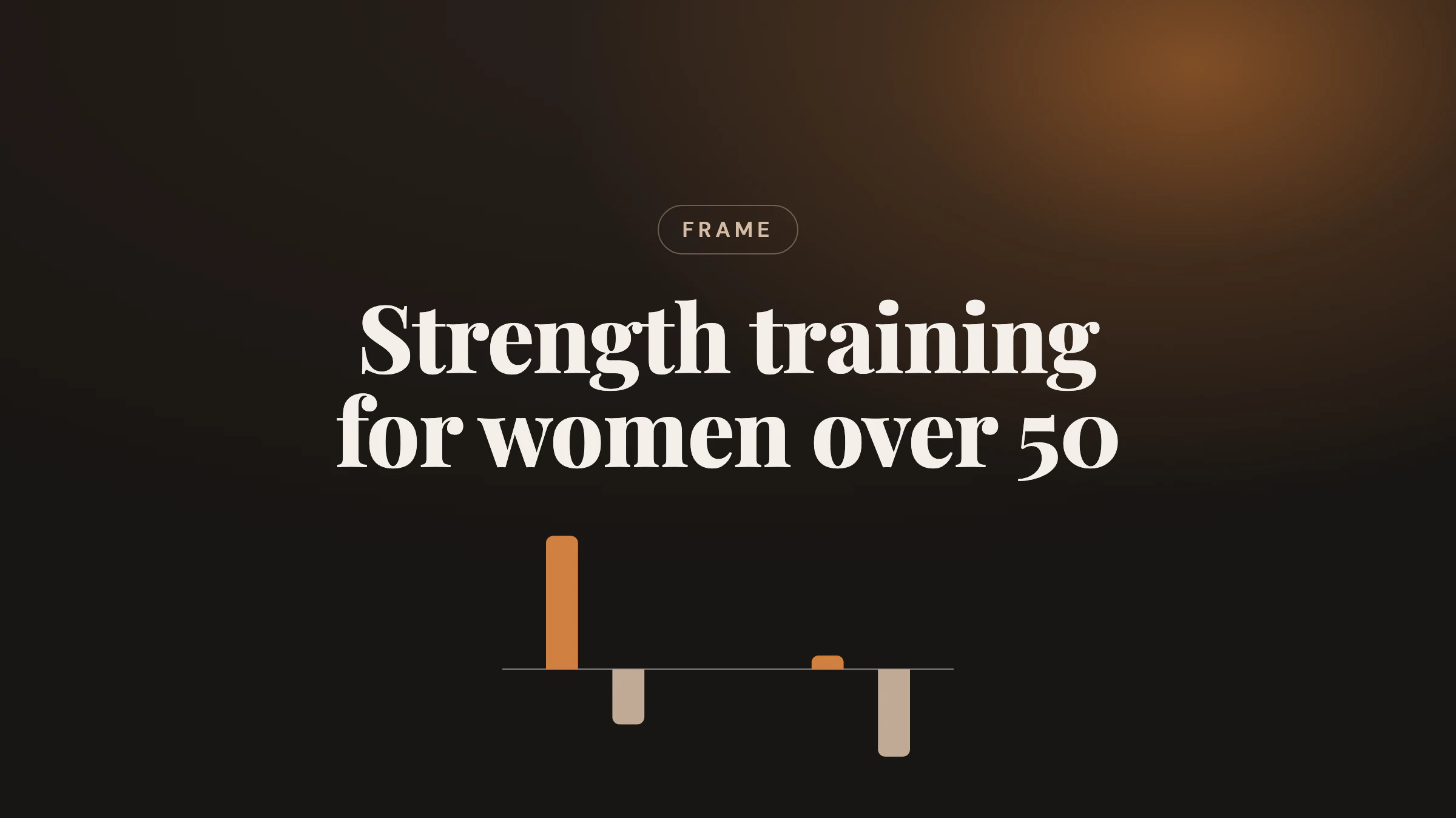 Bars of bone density change at the spine and femoral neck with supervised strength training and without, under the title Strength training for women over 50