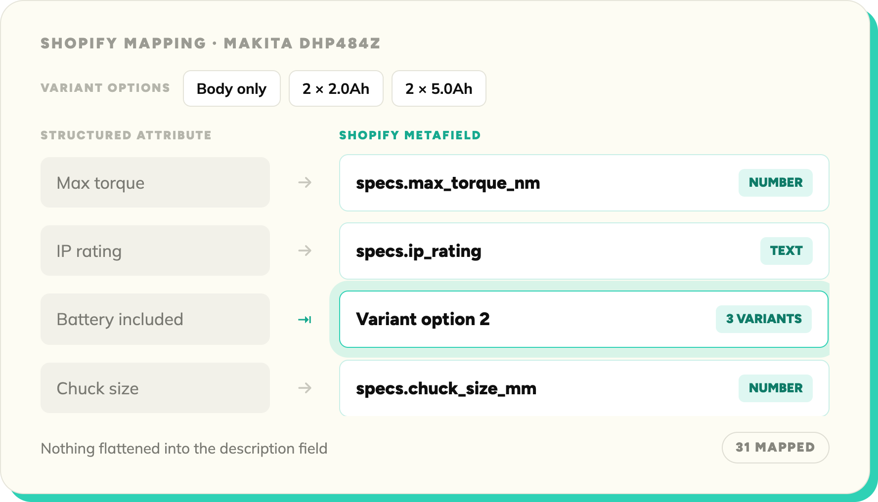 SKULaunch line card upload — AI mapping supplier columns to schema with 1,181 records ready and 62 issues flagged