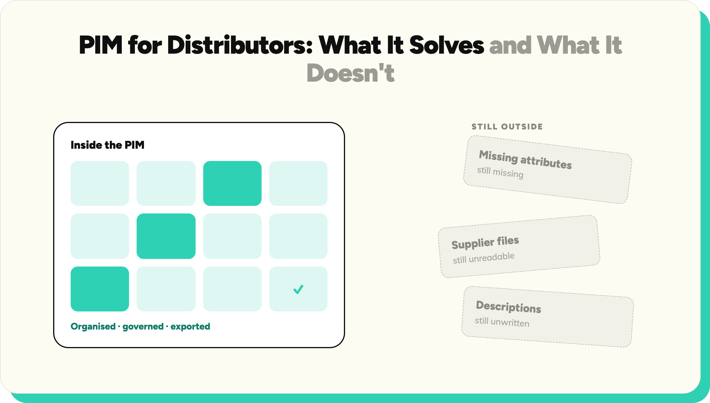 PIM for Distributors: What It Solves and What It Doesn't