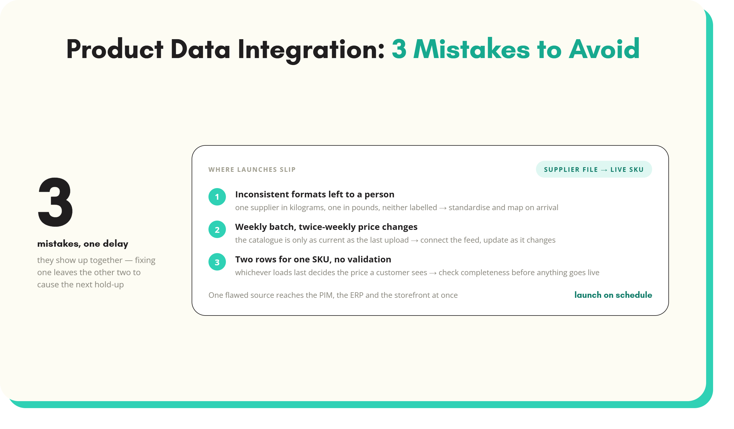 Product Data Integration: 3 Mistakes to Avoid