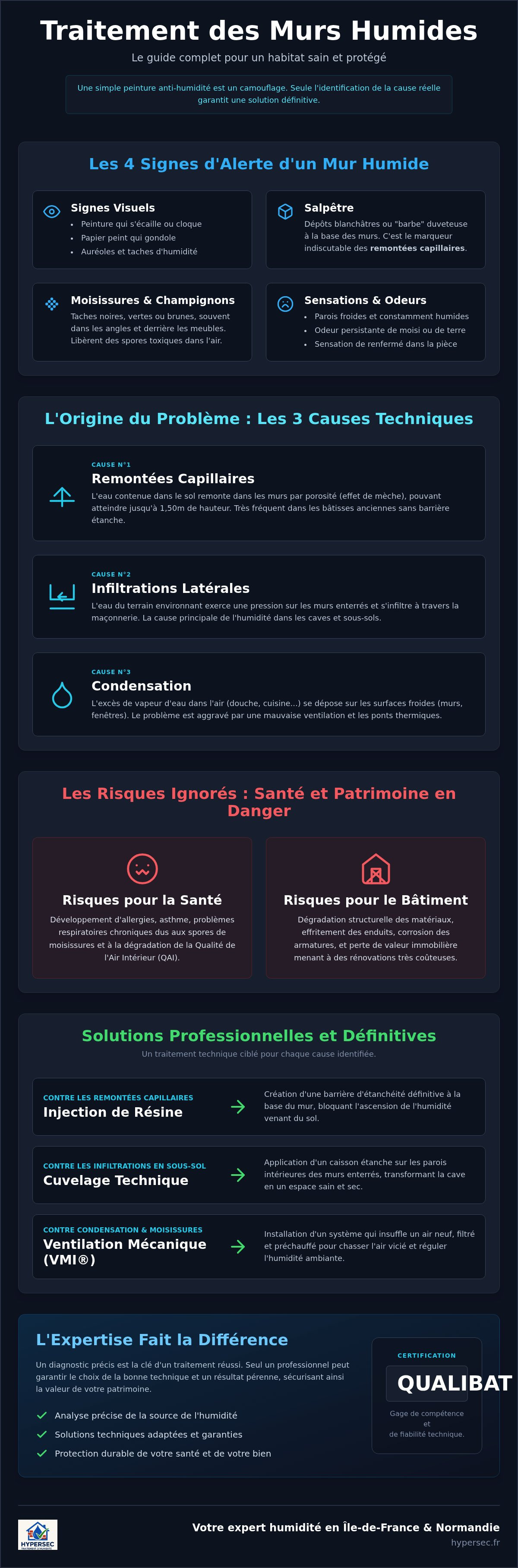 Traitement mur humide