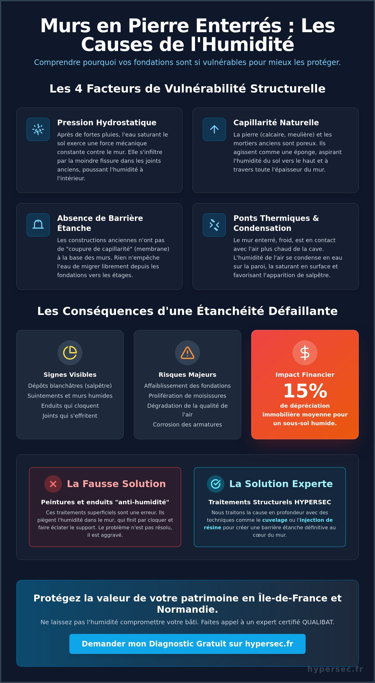 étanchéité mur en pierre enterré