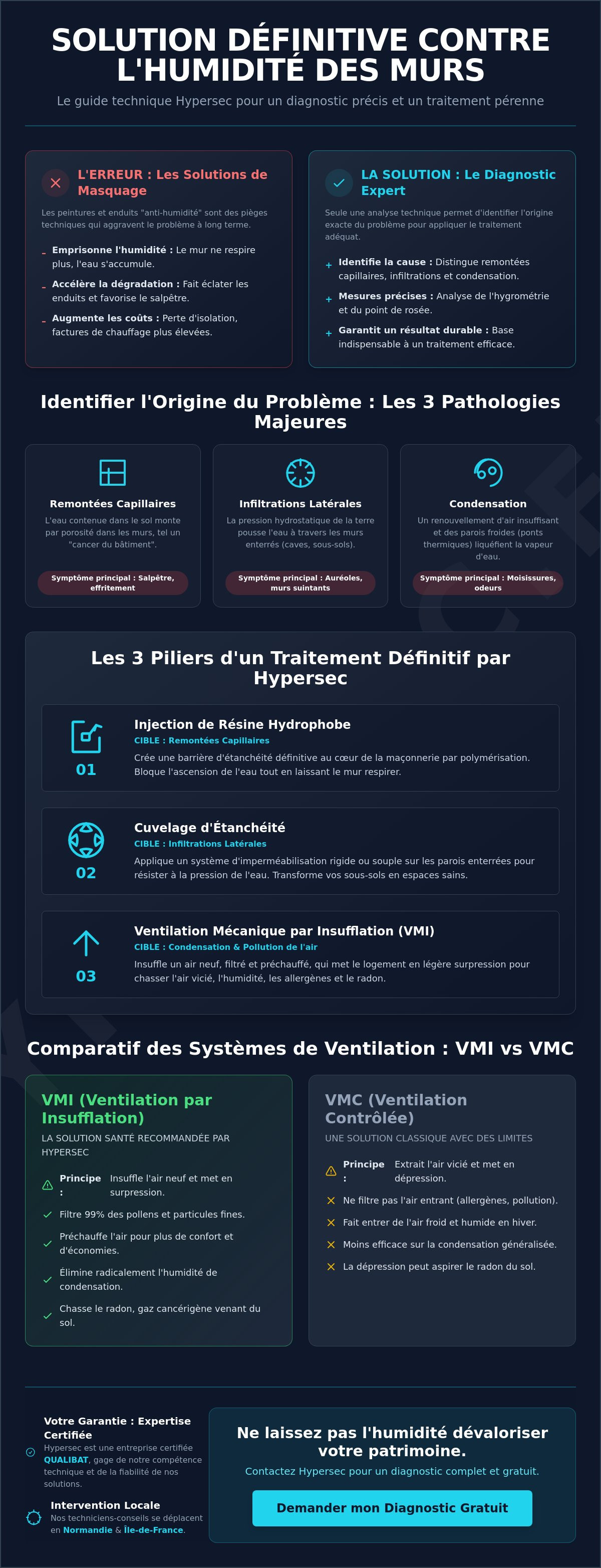 Solution définitive contre l'humidité des murs