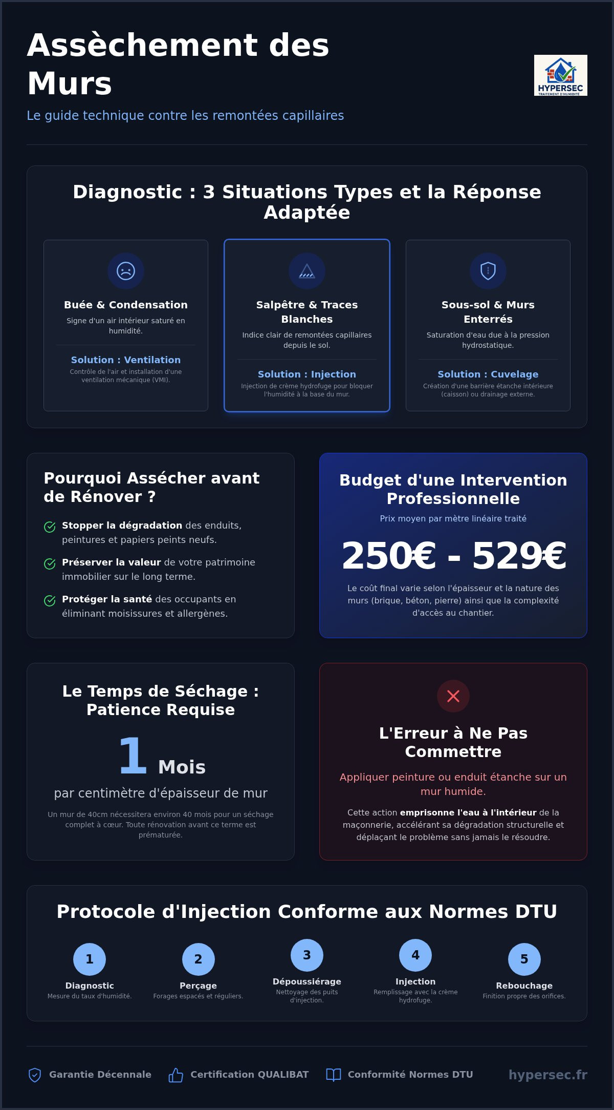 Assèchement des murs