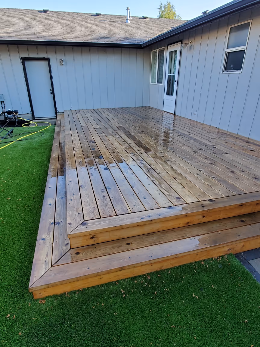 Deck in Springfield Oregon