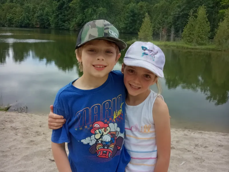 Micah and his sister