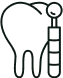 Cosmetic dentistry and teeth whitening icon