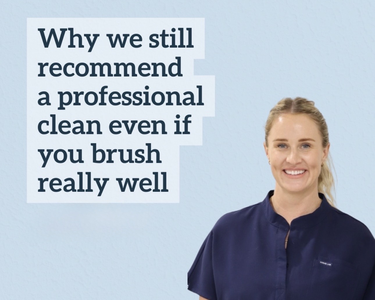 Patient having a routine dental check-up at Tidy Tooth Dental