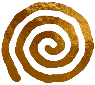 Illustration of a diamond-shaped mosaic with warm brown and orange patterns.