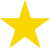 Yellow five-pointed star icon on white background.