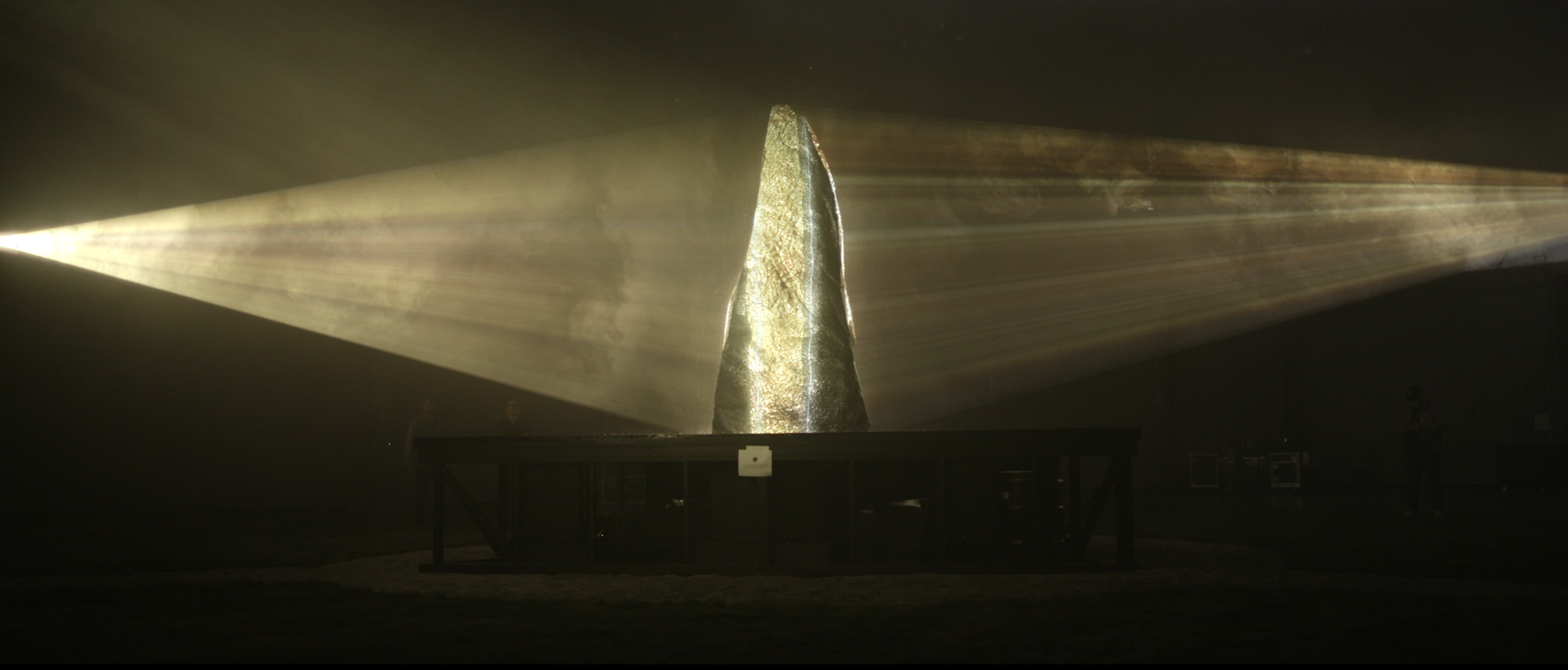The video presents Lux Prima as an immersive, collaborative music and art installation designed to bring people together through a shared, transportive listening experience. It emphasizes overcoming modern isolation by creating a 360-degree sound environment that makes each listener feel personally connected to the music. — poster video