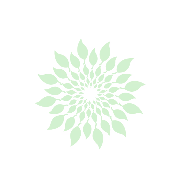 Illustration hellgrünes Mandala