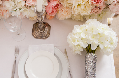 Decoración y montaje de mesa para boda