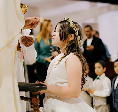 Ejemplo de invitación digital para Primera Comunión