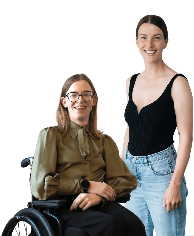 Grace Stratton (All is for All) and Julie Leuzinger (Ghost Partners)