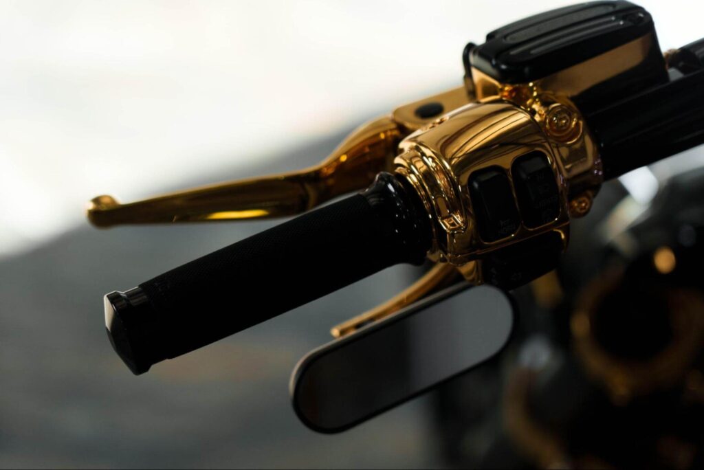Motorcycle handlebar modifications