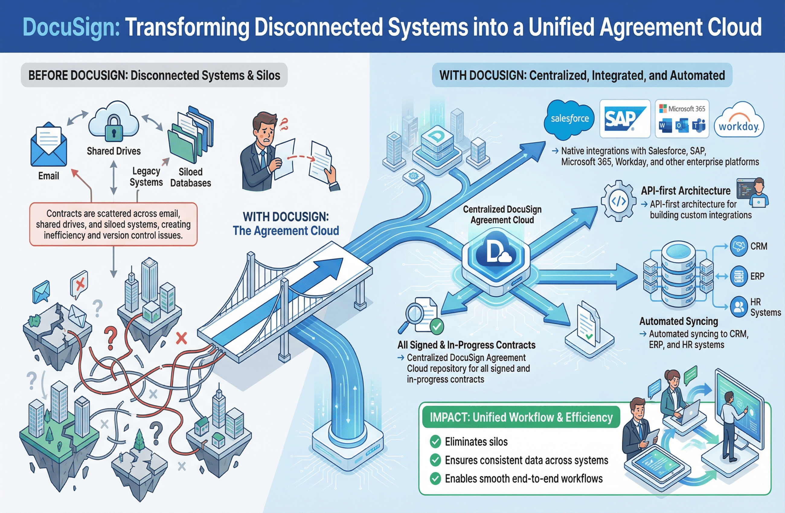 Infographic comparing cybersecurity incident response before and after implementing the Nuix solution, showing manual slow investigation with fragmented data on the left and streamlined, AI-assisted rapid ingestion, processing, and response with interactive visualizations on the right.