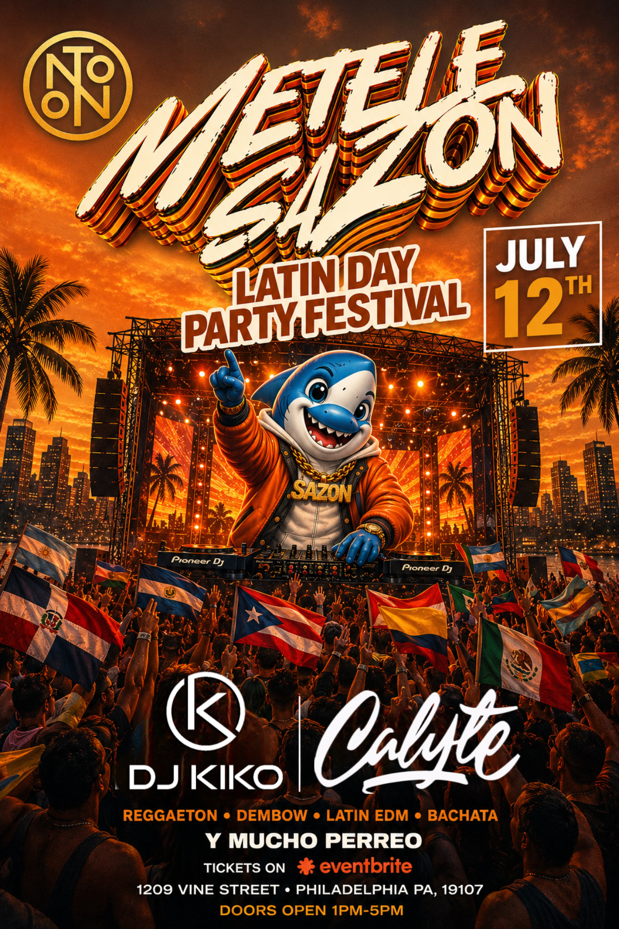 Metele Sazon: Latin Day Party Festival
