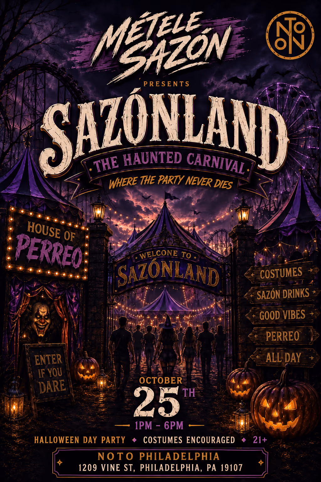 Metele Sazon: Sazonland The Haunted Carnival