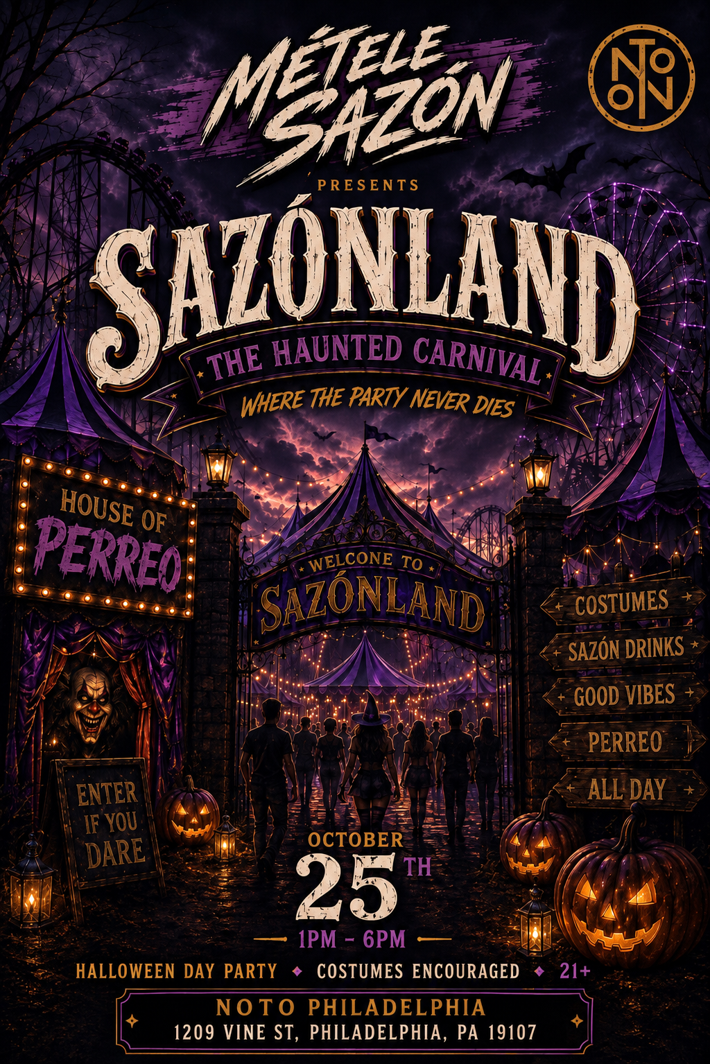 Metele Sazon: Sazonland The Haunted Carnival